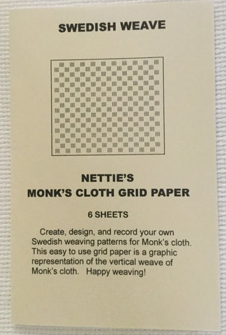 Nettie's Monk's Cloth Grid Paper