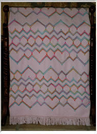 ePattern Swedish Weave Towels Heart Chain - Leisure Arts